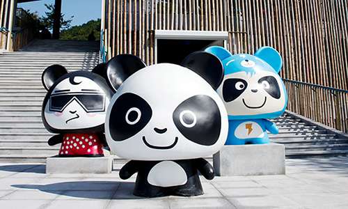 大連首個熊貓主題樂園形象設計